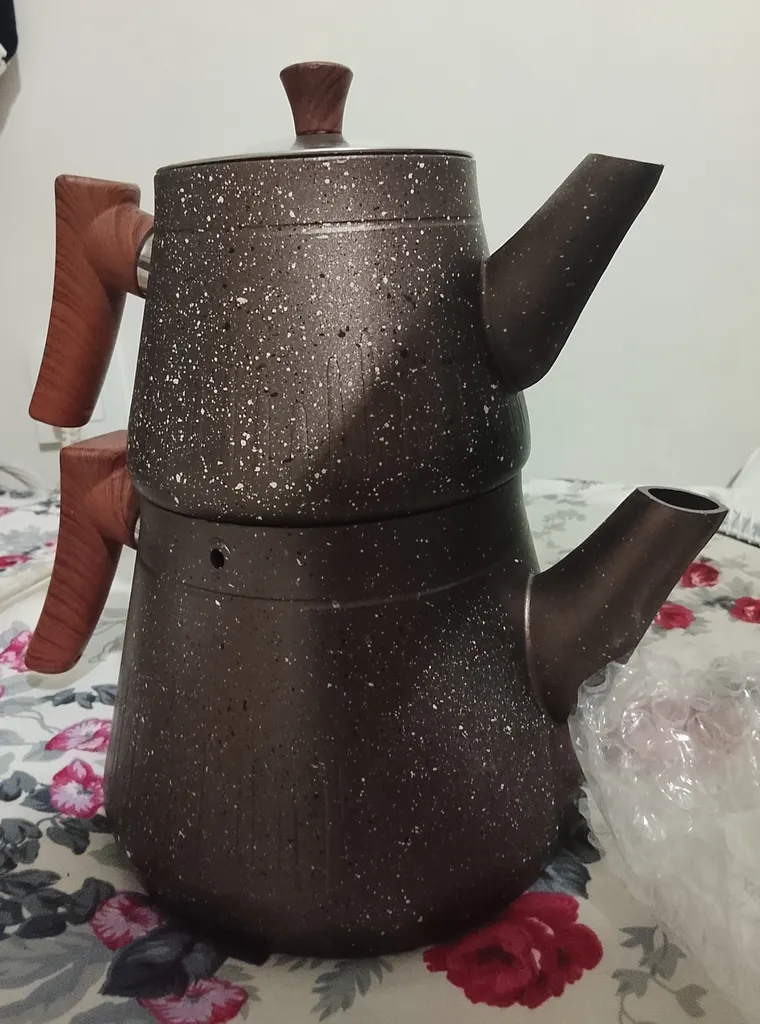 کتری و قوری گرانیتی برند زیو zio ترکیه مدل3722