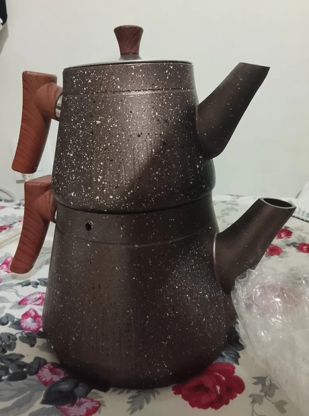 کتری و قوری گرانیتی برند زیو zio ترکیه مدل3722