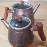 کتری و قوری گرانیتی برند زیو zio ترکیه مدل3722